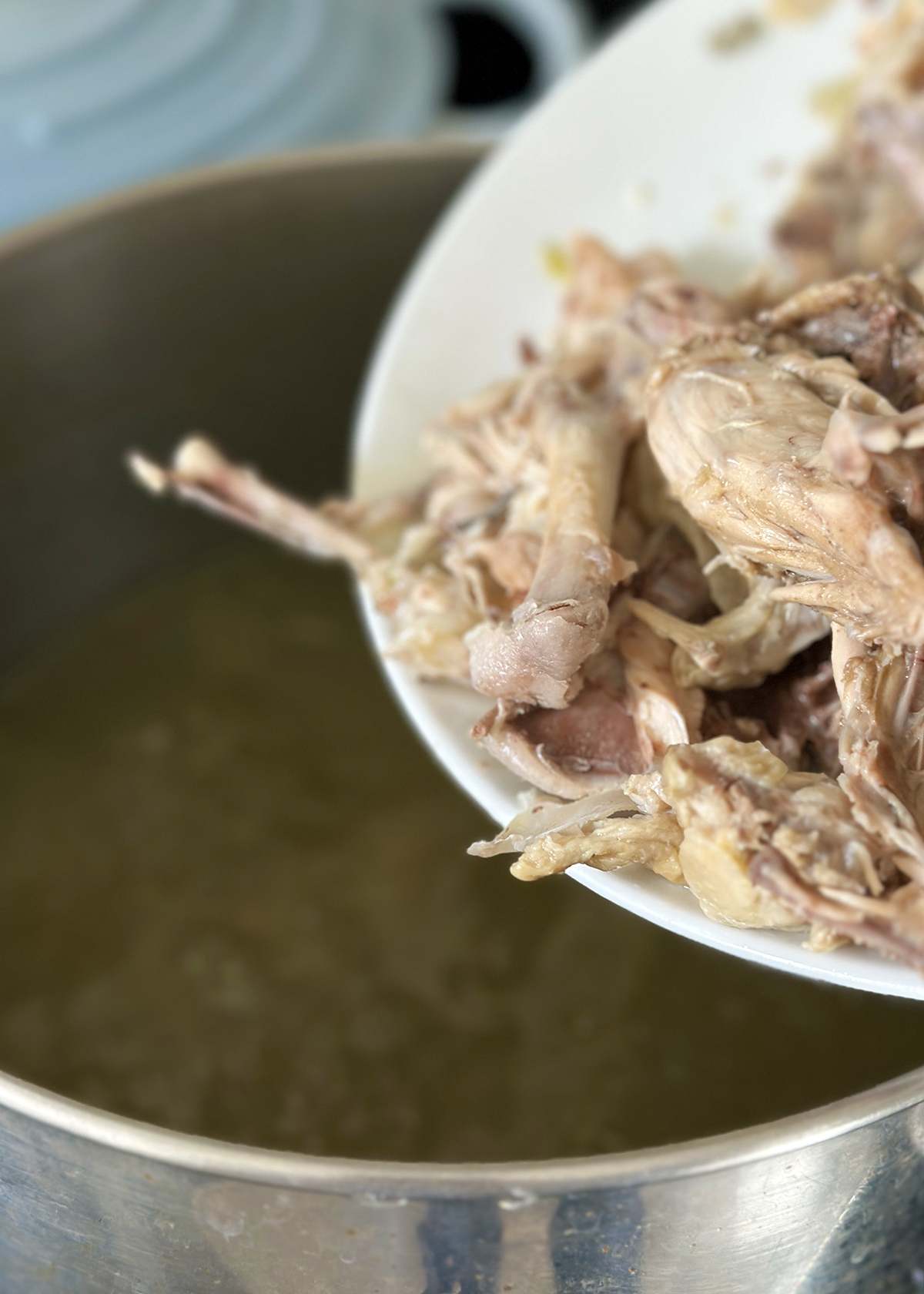 chicken bones for broth