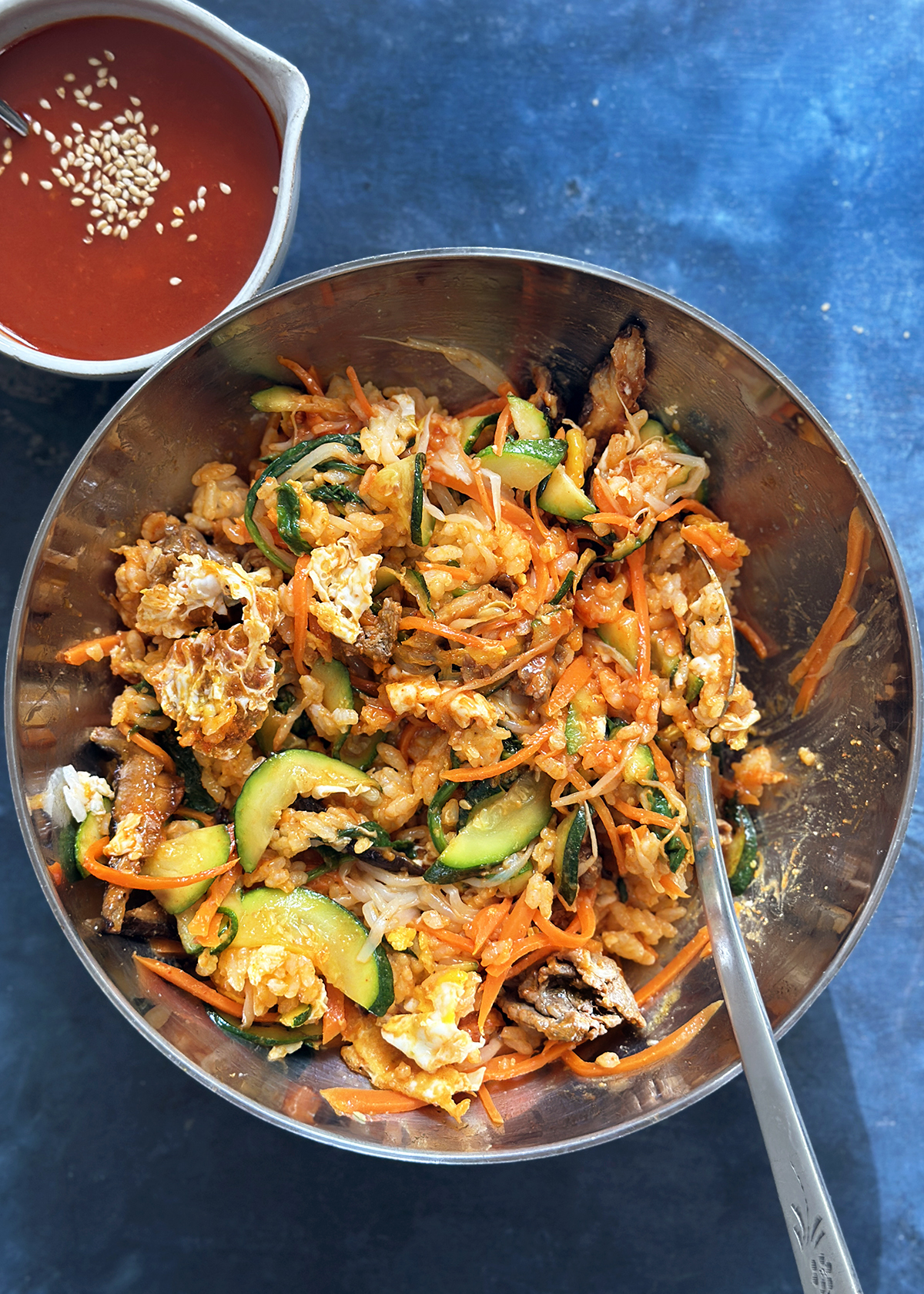 bibimbap, mixed
