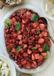 summer red fruit salad
